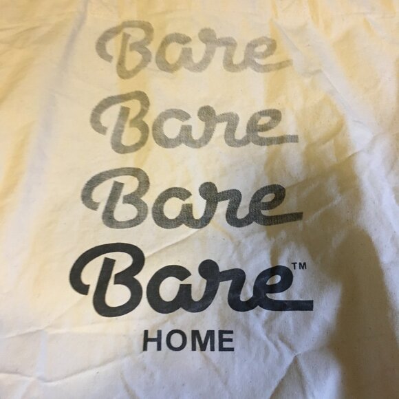 Bare Canvas Organic Cotton Tote Linen Storage - Picture 2 of 9